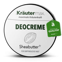 1 x Brand New Shea Butter Deodorant Cream Deodorant Natural Cosmetics Care Creamy with Shea Butter 1 x 40 ml - RRP €18.4