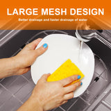 1 x Brand New lemgyiamz Dish Drainer Stainless Steel Sink Dish Drying Rack - Sink Insert Non-Slip Sink Mat for Home Made of Wire Cooling Rack Dish Rack Grill Cutlery Sink Drain Basket - RRP €20.4