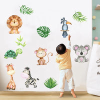 13 x Brand New JAHEMU Animals Wall Stickers Forest Animals Wall Decals Nursery for Baby Boy Girl Bedroom Decoration - RRP €265.2