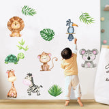 13 x Brand New JAHEMU Animals Wall Stickers Forest Animals Wall Decals Nursery for Baby Boy Girl Bedroom Decoration - RRP €265.2