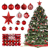 2 x RAW Customer Returns 18 40 44 101 pieces Christmas baubles Christmas tree decoration set-Excellent Christmas tree baubles for your Christmas party - RRP €48.38