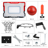 5 x Brand New Jacootoys Indoor Basketball Hoop for Kids and Adults, Mini Basketball Hoop for Door with 2 Balls, Room Basketball Hoop Over the Door, Mini Hoops Basketball Toys for Kids Boys - RRP €180.0