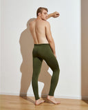 1 x RAW Customer Returns LAPASA Men s Thermal Tights Winter Thermal Pants Warm Thermal Long Johns Pack of 2 Thermoflux 200 M56 L Olive Green Pack of 2 200 - RRP €30.24