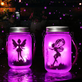 1 x RAW Customer Returns Mostof Elf Fairy in a Glass Bottle, Waterproof Solar Garden Lights Fairy Lamps for Christmas Garden Indoor Outdoor Patio Lawn Pink  - RRP €25.96