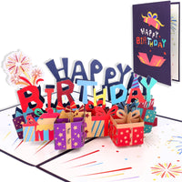 32 x Brand New Adispotg Happy Birthday Card, 3D Pop-up Birthday Card, Train Birthday Greeting Card with Envelope for Children Women Mom Dad Wife Man Business - RRP €255.68