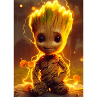 4 x Brand New CEOVR Diamond Painting Kit,Groot Diamond Painting Adult,Animated Diamond Painting Cross Stitch Embroidery,30x40cm Sheets Diamond Painting Art,Anime Groot Diamond-painting,Decoration - RRP €36.24