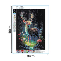 44 x Brand New 5D Diamond Art Painting Kit, Diamond Painting Pictures Set, Diamond Painting Rhinestone Embroidery Painting Painting Set for Adults, Children, Home, Wall Decorations Deer A  - RRP €265.76