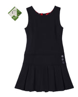 1 x RAW Customer Returns BIENZOE Girls Stretchy High-Tech Durable Dresses Black 8 8-9 Years  - RRP €29.99