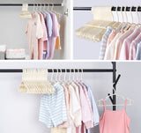 1 x RAW Customer Returns ilauke Clothes Hangers Children s Clothes Hangers 36 PCS Baby Clothes Hangers Storage Hangers for Wardrobe Closet Clothes, White - RRP €17.14