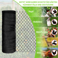 1 x RAW Customer Returns Joycabin bird protection net, 7.5m x 15m bird net, 2.5cm chicken net, pond net, poultry net, weather UV resistant, aviary net suitable for protecting fruit trees and vegetables from birds - RRP €24.47