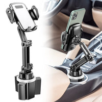 1 x RAW Customer Returns Car Cup Holder Phone Mount, CTYBB Cup Holder Cradle Car Mount with Adjustable Neck for Cell Phones iPhone 12 Pro Max 11 Pro XR XS 8 7 Plus 6s, Samsung S10 Plus S9 Note9, Huawei etc. - RRP €20.59