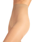 1 x RAW Customer Returns CALZITALY Medical Fine Support Tights with High Graduated Compression Black, Skin Color S, M, L, XL, XXL 140 DEN Made in Italy S, Beige  - RRP €24.0