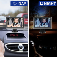 1 x RAW Customer Returns Cuplu 1080P Baby Car Mirror Camera, Night Vision Baby Car Seat Mirror, 5 HD Night Vision Baby Car Camera, Adjustable Baby Car Camera with Wide Crystal Clear View, Perfect Night Vision - RRP €57.52