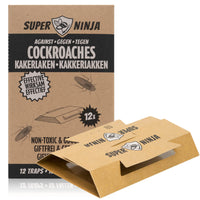 1 x RAW Customer Returns Super Ninja Cockroach Trap - 12 Cockroach Traps - Fight with Highly Effective and Ecological - Remedies against Cockroaches - Highly Effective up to 3 Months, Insects - RRP €14.75