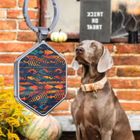 3 x Brand New DISONTAG QR Code Dog Tag ID Personalized Social Online Page-Free Online Pet Profile-Modifiable-Privacy Control-No APP Required Diamond  - RRP €35.88