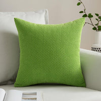 1 x RAW Customer Returns MIULEE Set of 2 cushion covers, decorative cushions, grainy decorative cushion covers, sofa cushions, decorative cover, soft decorative cushions for living room, bedroom, 40 x 40 cm, apple green - RRP €14.49