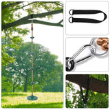 1 x RAW Customer Returns Swing Outdoor Children Climbing Rope Swing with Platform, for Children Tree Disc Swing Climbing Rope Outdoor Plate Swing for Garden, Load Capacity up to 200kg - RRP €36.98