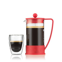 1 x RAW Customer Returns Bodum Brazil 10938-294 coffee maker 8 cups 1 l red - RRP €34.1