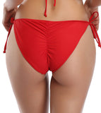 1 x RAW Customer Returns SHEKINI Women s Sexy Bikini Swimwear Classic Triangle Swimsuit for Women M, Bikini Bottoms - Red  - RRP €22.64