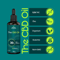 1 x RAW Customer Returns Ultimate physiocare CBD oil 30 100ml 30,000mg CBD drops, cannabis, cannabidiol oil, cannabidiol drops, CBD oil, MCT coconut and piperine.. - RRP €70.57