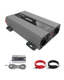 1 x RAW Customer Returns DATOUBOSS inverter 12v to 230v pure sine wave 2000w, voltage converter 12v 230v 2000w with AC socket and 3A USB port for house, motorhome, truck, off-grid solar power inverter SAK-12V2000W  - RRP €192.78