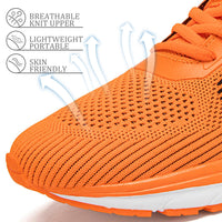 1 x RAW Customer Returns ZGPWZWL Men s Running Shoes Gymnastics Jogging Tennis Outdoor Fitness Sports Gym Sneakers,Orange,EU43 - RRP €58.8