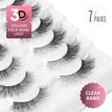 3 x Brand New Onlyall Lashes Natural Look False Eyelashes Gradient Volume Eyelashes Soft Eyelashes Fluffy False Eyelashes 14MM A18 - RRP €18.12