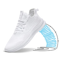 1 x RAW Customer Returns EGMPDA shoes men s trainers running shoes trainers sports shoes men s running shoes outdoor fitness gym shoes men s trainers white 45 - RRP €37.99