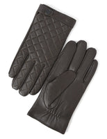 1 x Brand New YISEVEN Men s Lambskin Buttery Soft Premium Quilted Leather Gloves Touchscreen Winter Warm Fleece Fur Lined Button Heated Real Sheepskin Motorcycle Gift Father s Day, Brown 9.5 L - RRP €34.27