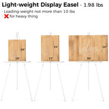 1 x RAW Customer Returns VISWIN 160cm H Wooden Easel with Tripod for Wedding Poster, Poster, Artist Easel with Tray for Painting, Canvas, Folding Easel - White - RRP €36.29