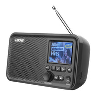 1 x RAW Customer Returns LEICKE portable DAB radio with Bluetooth 5.0 DAB DAB and FM radio, 2.4 color display, 80 presets, kitchen radio with cable or 2000mAh battery operation, MicroSD TF AUX connection, alarm functions - RRP €39.99