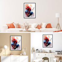 4 x Brand New NAIMOER Spiderman Diamond Painting Adults, 5D Diamond Painting Pictures Diamond Painting Adults Diamond Painting Cartoon DIY Diamond Painting for Home Wall D cor 30x40cm - RRP €81.6