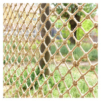 1 x RAW Customer Returns ZGQSW Child Safety Net, Hemp Rope Climbing Anti-Fall Net Stairs Balcony, Photo Wall Net Decoration Partition Walls, Garden Fence Net Obstacle Protection, 2x5m - RRP €16.08