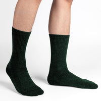 1 x RAW Customer Returns FORVEVO 3 Pairs Merino Wool Socks Men 43-46 Green, 60 Merino Winter Socks Anti-Blister, Thermal Socks, Hiking Socks for Trekking Outdoor - RRP €18.14