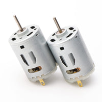 1 x RAW Customer Returns Unxuey 2pcs 385 DC 6V-24V Micro Strong Magnetic Carbon Brush DC Motor for DIY Toys - RRP €9.35