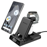 1 x RAW Customer Returns SwanScout 701G 3 in 1 Charging Station for Google Pixel Watch, 25W Foldable Fast Charger for Google Pixel 9 Pro 9 Pro XL 9 8a 8 8 Pro 7A Fold 7 7 Pro 6 6 Pro 5 4 3 XL, Pixel Buds Pro 2 Buds - RRP €45.99