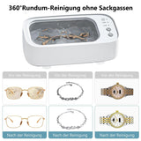 1 x RAW Customer Returns MeYuxg 45000 Hz Ultrasonic Cleaner, 500ML Ultrasonic Cleaner Glasses and Jewelry Cleaner, Ultrasonic with 3 Cleaning Modes, Glasses Cleaning Device for Glasses, Watches and Dentures, White - RRP €19.99