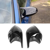 1 x RAW Customer Returns Rearview Mirror Cover Replacement for BMW E81 E87 E90 E91 E92 E93 PRE-LCI, 1 Pair Car Mirror Caps Rear View Mirror Cap Replacement Accessories Black  - RRP €53.44