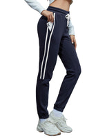 2 x Brand New SPECIALMAGIC Women s Fleece Jogging Pants Winter Running Jogger Lounge Pants Warm Workout Sporty Joggers Active Wear with Pockets Thermotrack Black Navy Blue M - RRP €76.76