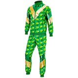 1 x RAW Customer Returns Widmann - Costume tracksuit St. Patricks Day, green with clover leaves, Ireland, Irish, holiday, 80s outfit, jogging suit - RRP €35.99