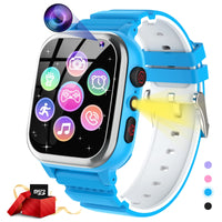 1 x RAW Customer Returns JUBUNRER Children s Smartwatch Watch 26 Phone Games Pedometer Calorie Counter SOS Watch Boy Girl HD Camera Music Video Gift Boy Girl 3-12 years Christmas Birthday Gifts - RRP €39.07