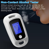 1 x RAW Customer Returns Umelee Breathalyzer, Alcohol Meter Device with Digital LCD Screen, Portable Breathalyzer, Police Accurate Breathalyzer, Breathalyzer, Breath Alcohol Tester White  - RRP €32.4