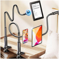 1 x RAW Customer Returns LISEN for Magsafe Phone Holder for Desk Bed, Long Arm Cell Phone Stand Mount for Gooseneck Lazy Phone Mount Bedside Phone Holder for Recording fits iPhone 15 Pro Max Plus 14 13 12 All Phone - RRP €25.2