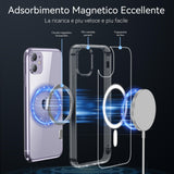 1 x RAW Customer Returns Hensinple iPhone 11 Magnetic Case with Tempered Glass Compatible with MagSafe, Military Grade Shockproof Case for iPhone 11 6.1 inch 6.1 inch , Clear - RRP €21.6