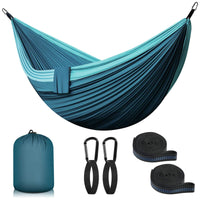 1 x RAW Customer Returns Hammock Outdoor Camping Hammocks 2 Persons 300 x 200 cm Ultralight Portable Travel Hammock up to 300 kg Load Capacity Garden Beach Double Hammock Parachute Nylon Breathable Hammock - RRP €29.99