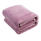 1 x RAW Customer Returns IBLUELOVER Double-Sided Fleece Plush Blanket Bed Cover Sofa Car Living Room Bedroom Winter Warm Multipurpose Blanket Cape Scarf with Button Pink TU - RRP €20.4