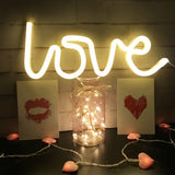 1 x RAW Customer Returns Neon Love Signs Light, LED Love Art Decorative, Wall Decoration for Wedding, Party, Children s Room, Living Room, House, Bar, Pub, Hotel Warm White  - RRP €13.93