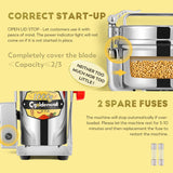 1 x RAW Customer Returns CGOLDENWALL Electric Cereal and Grain Mill 30-300 Mesh Superfine Mill for Herb Coffee Spice Nut 32000RPM High Speed Stainless Steel Commercial Grinding 1000g Oscillating  - RRP €219.0