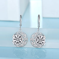 1 x RAW Customer Returns JO WISDOM hanging earrings 925 sterling silver moon earrings for women - RRP €78.04