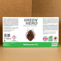 1 x RAW Customer Returns Green Hero Bed Bug Ex Spray for bed bug control, 500 ml, repellent against bed bugs and mites, repellent spray, repellent - RRP €17.09